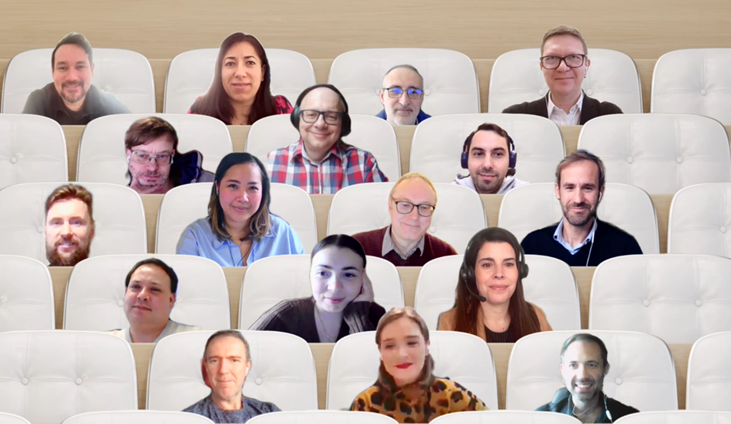 Zespół projektowy podczas spotkania