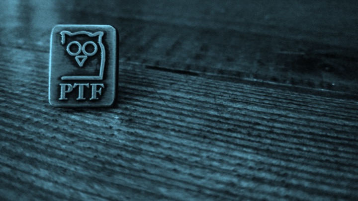 emblemat sowy, litery PTF