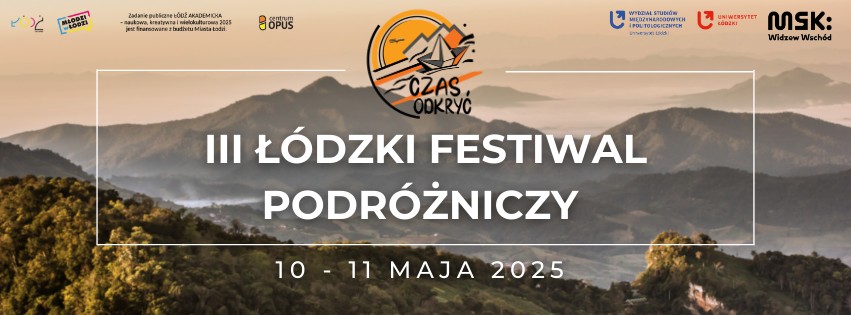 plakat informacyjny z grafiką ozdobną