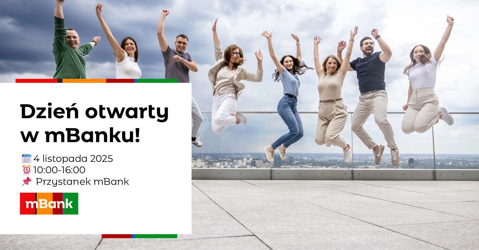 plakat informacyjny o dniu otwartym w mbanku plakat informacyjny o dniu otwartym w mbanku