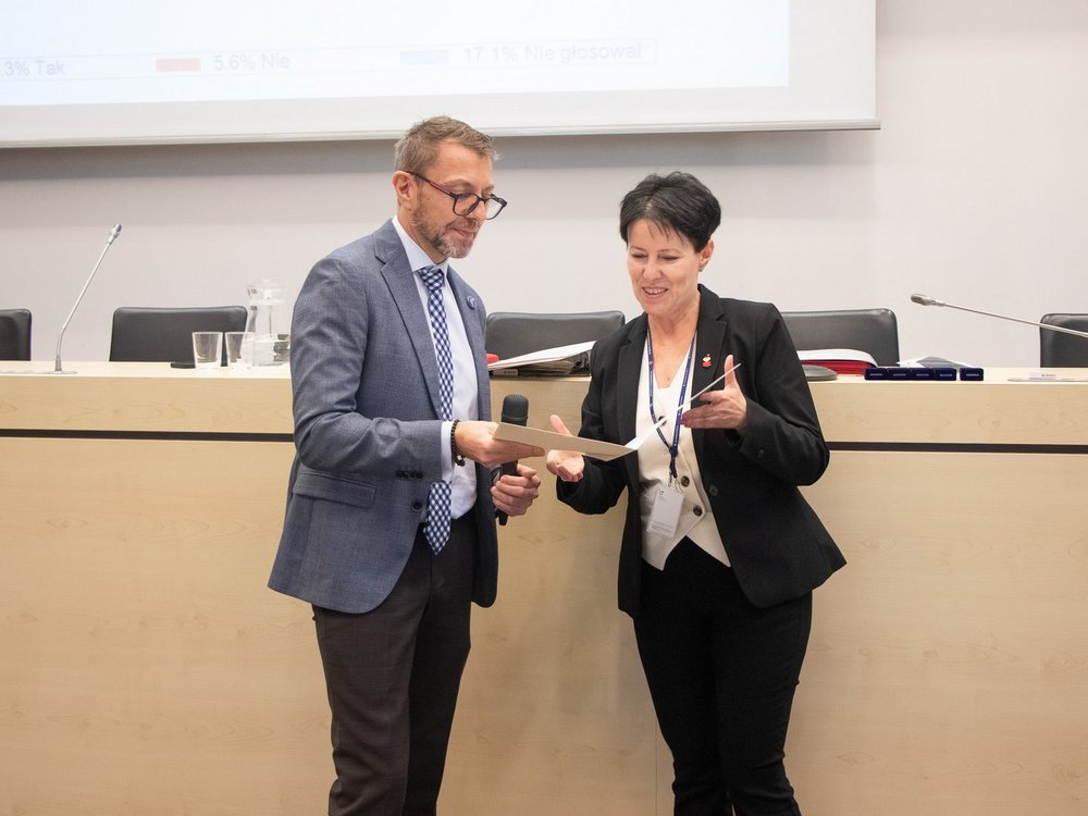 Kadr z wręczenia nagród