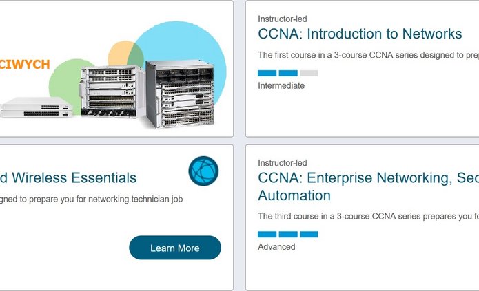 grafika dot. studiów podyplomowych CISCO