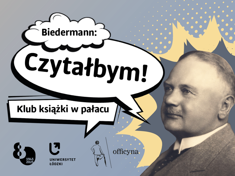 Plakat reklamujący cykl spotkań literackich