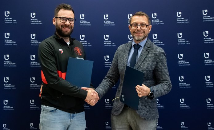 Dyrektor zarządzający ŁKS i dziekan Wydziału Filologiczneog UŁ