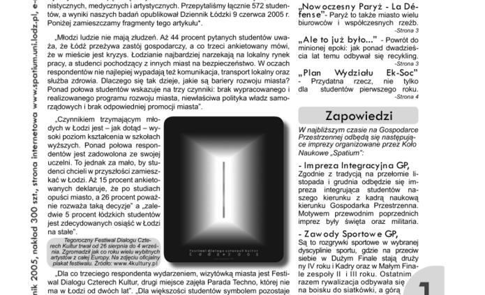 Okładka magazynu