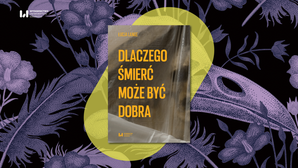 okładka książki na fioletowym tle