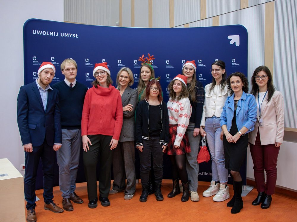 oragnizatorzy dyktanda z lektorką