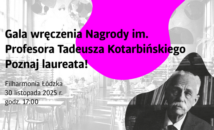 Gala Nagrody Kotarbińskiego.