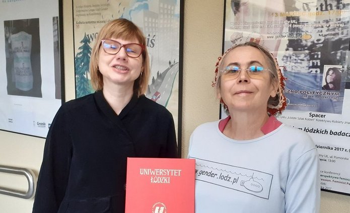 Na zdjęciu Inga Kuźma oraz Iza Desperak