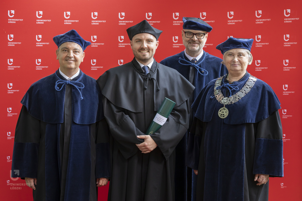 dr Jakub Szymański - wręczenie doktoratu