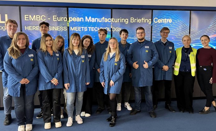 Uczestnicy podczas wizyty studyjnej