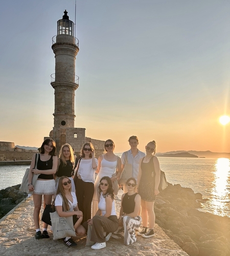 Studenci na BIP w Grecji