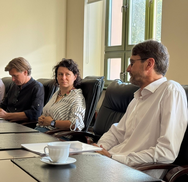 Uczestnicy spotkania "Kawa z rektorem"